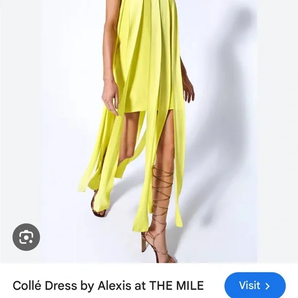 Alexis Colle Yellow Maxi Dress